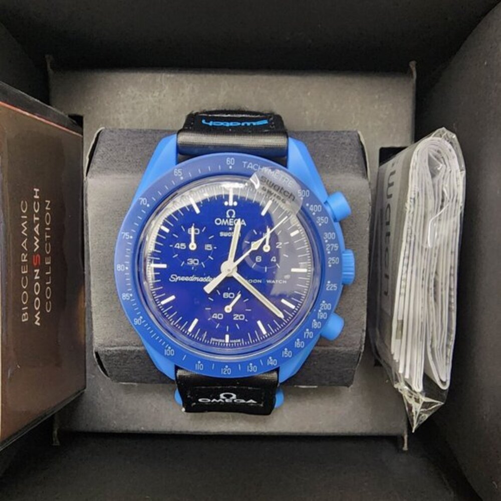 Swatch x Omega MoonSwatch Mission to Neptune Watch